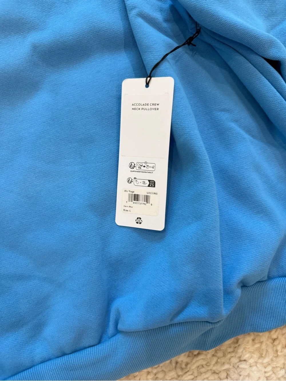 💙ALO 💙Yoga Accolade Crew Neck Pullover  NWT